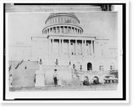 Historic Framed Print, Dan Mercurio, 9 yrs. old newsie, a chronic truant, selling on Capitol grounds, said he made 8 cents to-day. Lives 150 Schottes Alley. Began at 7 yrs. Location: [Washington (D.C.), District of Columbia],  17-7/8" x 21-7/8"