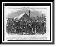 General Meade and his staff.from a photograph by Brady, Vintage Poster