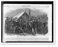 General Meade and his staff.from a photograph by Brady, Vintage Poster