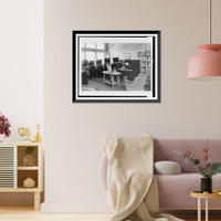 Historic Framed Print, Rowe's music shop, Lynbrook, N.Y.,  17-7/8" x 21-7/8"