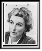 Rumer Godden, head-and-shoulders portrait, facing left, Vintage Print