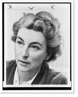 Rumer Godden, head-and-shoulders portrait, facing left, Vintage Print