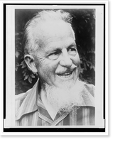 Historic Framed Print, [Rex Stout, head-and-shoulders portrait, facing right],  17-7/8" x 21-7/8"