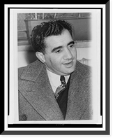 Abe Reles, head-and-shoulders portrait, facing right, Vintage Print