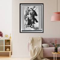 Historic Framed Print, Tobias and the Archangel Raphael,  17-7/8" x 21-7/8"