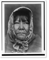 Historic Framed Print, Datsolali, Washo basket-maker,  17-7/8" x 21-7/8"