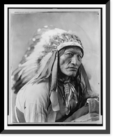 High Bear, head-and-shoulders portrait, facing right, Antique Wall Art