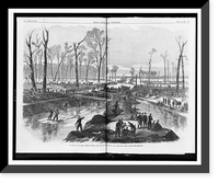 The head of the canal, opposite Vicksburg, Miss., now being cut by command of Gen. Grant.from a sketch by our special artist, Henri Lovie, Antique Poster