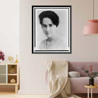 Historic Framed Print, First lady of the air!,  17-7/8" x 21-7/8"