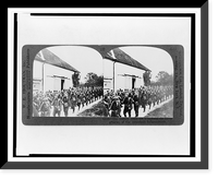 The enemy could not withstand the fierce attacks of the American infantrymen Classic, Historic Print