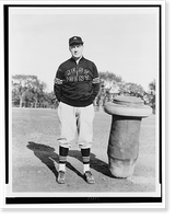 Earl Blaik, full-length portrait, facing front, in football uniform.U.S. Army photograph. Classic, Historic Reproduction