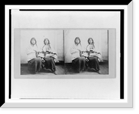 Historic Framed Print, Santee Sioux women,  17-7/8" x 21-7/8"