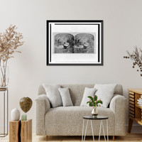 Historic Framed Print, Winnebago camp scene,  17-7/8" x 21-7/8" Historic Framed Print, Winnebago camp scene,  17-7/8" x 21-7/8"