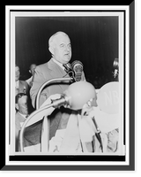 Historic Framed Print, [Joseph F. Guffey, half-length portrait, speaking at Democratic Convention],  17-7/8" x 21-7/8"