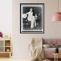 Mary Lou Williams, full-length portrait, seated at piano, Vintage Poster