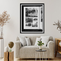 Historic Framed Print, The visit of the Ambassador of China,  17-7/8" x 21-7/8"