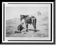 Historic Framed Print, A friend in need - 2,  17-7/8" x 21-7/8"