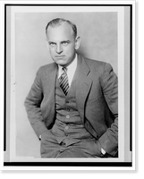 Historic Framed Print, [James McCauley Landis, half-length portrait, facing slightly left].Harris & Ewing.,  17-7/8" x 21-7/8"