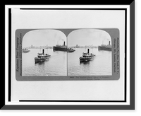 The harbor. Davis Island in distance. Tampa, Florida, Historic Reproduction