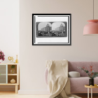 Historic Framed Print, Man's works seem frail when the elements revolt! Desolate earthquake ruins, Yokohama, Japan,  17-7/8" x 21-7/8"