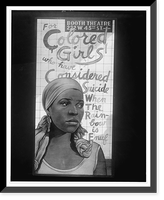 For colored girls who have considered suicide when the rainbow is enuf.Paul Davis, Vintage Print