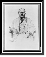 Dallas L. Sharp, three-quarter length portrait, seated, facing front Classic, Vintage Wall Art