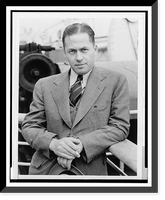 Historic Framed Print, [Bobby Jones, half-length portrait, facing forward],  17-7/8" x 21-7/8"
