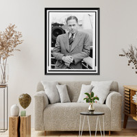 Historic Framed Print, [Bobby Jones, half-length portrait, facing forward],  17-7/8" x 21-7/8"