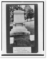 Tombstone of Benjamin Harrison, Indinapolis sic Ind. Classic, Antique Poster