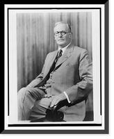Albert W. Hawkes, three-quarter length portrait, seated, facing left.photo by Harris & Ewing, Antique Print