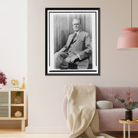 Albert W. Hawkes, three-quarter length portrait, seated, facing left.photo by Harris & Ewing, Antique Print