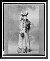 Historic Framed Print, [Edith Kermit Carow Roosevelt, full-length portrait, standing, facing front],  17-7/8" x 21-7/8"