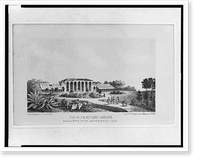 The Elgin Botanic Garden, between 50th & 51st Sts. and 5th & 6th Aves., 1825.A. Weingartner's Lithy. N.Y. Classic, Antique Poster