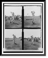 Ben Hogan teeing-off on the Concord Hotel golf course in Lake Kiamesha, N.Y, Antique Wall Art