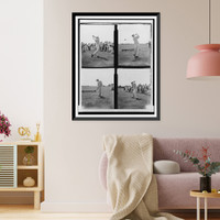 Ben Hogan teeing-off on the Concord Hotel golf course in Lake Kiamesha, N.Y, Antique Wall Art