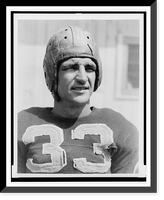 Sammy Baugh, head-and-shoulders portrait, wearing football jersey and helmet.photo by Tenschert Photo Co, Vintage Print