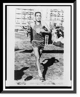 Billy Mills running a 10-kilometer course in San Vittore Olona, Italy, Antique Print