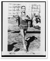 Billy Mills running a 10-kilometer course in San Vittore Olona, Italy, Antique Print