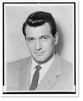 Historic Framed Print, [Rock Hudson, head-and-shoulders portrait, facing front],  17-7/8" x 21-7/8"