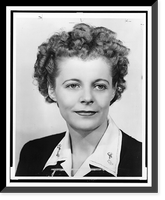 Alice Marble, head-and-shoulders portrait, facing slightly right.photograph by Frank Nothaft, Antique Poster