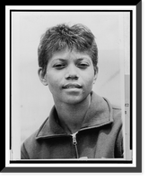 Wilma Rudolph, head-and-shoulders portrait, facing front Classic, Antique Print