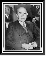 Historic Framed Print, [William Fox, three-quarter length portrait, facing front, testifying before the Senate],  17-7/8" x 21-7/8"