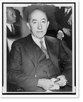 Historic Framed Print, [William Fox, three-quarter length portrait, facing front, testifying before the Senate],  17-7/8" x 21-7/8"