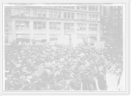 Historic Framed Print, Anarchists, Union Sq., 5/1/14,  17-7/8" x 21-7/8"