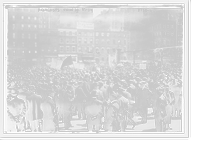 Historic Framed Print, Anarchists, Union Sq., 5/1/14 - 2,  17-7/8" x 21-7/8"