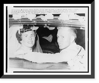Vintage Americana Print - Weddings - Billie Jean King with husband