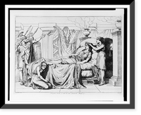 Cleopatra morta, a vista d&eacute; soui ornamenti Reali.Pinelli inv. e inc. Roma 1821, Antique Print
