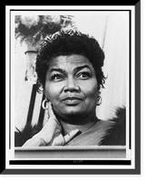 Historic Framed Print, [Pearl Bailey, bust portrait, facing forward],  17-7/8" x 21-7/8"