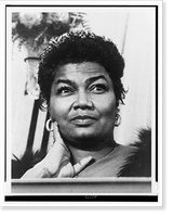 Historic Framed Print, [Pearl Bailey, bust portrait, facing forward],  17-7/8" x 21-7/8"