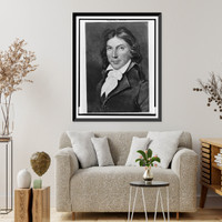 Camille Desmoulins, head-and-shoulders portrait, facing front, Antique Poster